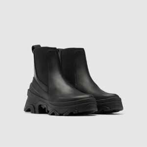 Sorel Brex Chelsea Boot Black on Black NEW without Box Size 7.5 Winter Bootie